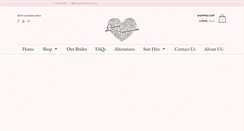 Desktop Screenshot of graftonbridal.com.au